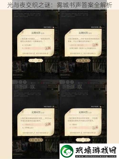 光與夜交織之謎